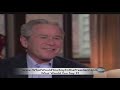President George Bush exit interview with ABC Charles Gibson