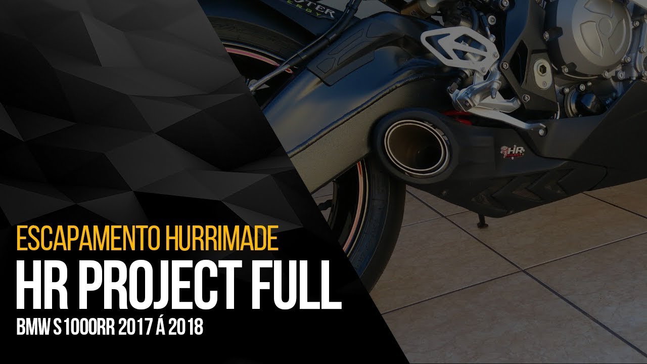 Capa do vídeo  Escapamento Hurrimade Evolution Full BMW S 1000 RR 2017 a 2019