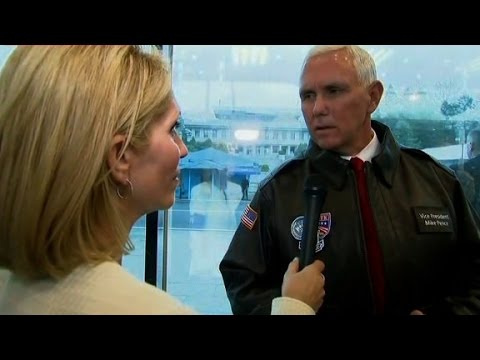 Dana Bash interviews VP Pence at DMZ