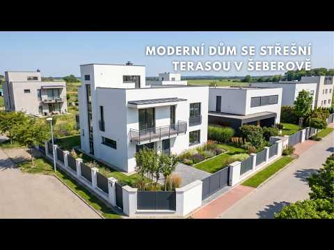 Video Moderní dům se střešní terasou v Šeberově