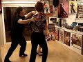Laura Genender, Joelle and Gabriel dance three-way ChaCha Laura Genender, Joelle and Gabriel dance three-way ChaCha