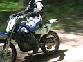 drz125L in the mud -Thomaston dam