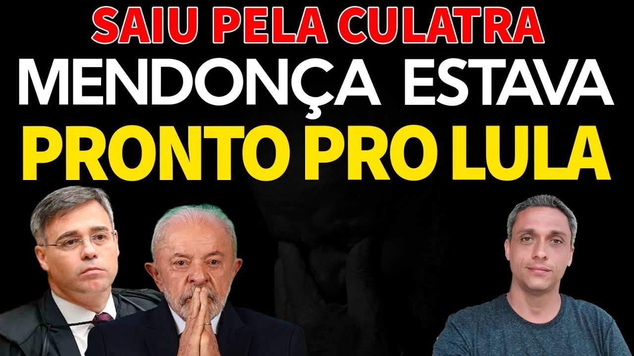 SAIU PELA CULATRA - LULA tentou salvar LULINHA mas Mendonça já estava preparado