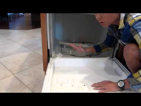 how to kenmore dishwasher