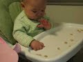 Malika Treynor \"Eating Cheerios All By Herself!\"