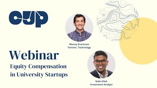  Funding & Equity Series, Part 1 | Equity Compensation in University Startups 