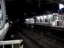 Shinkansen trains arrival and departure at Shin-osaka sta.