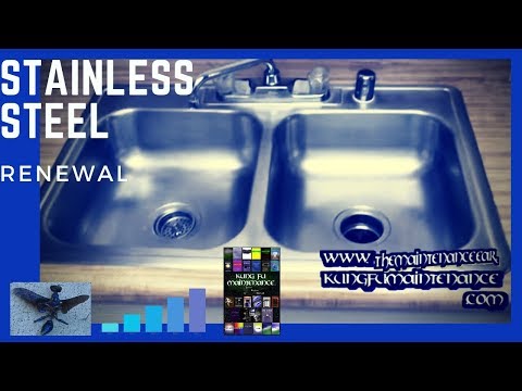 how to look after stainless steel sink