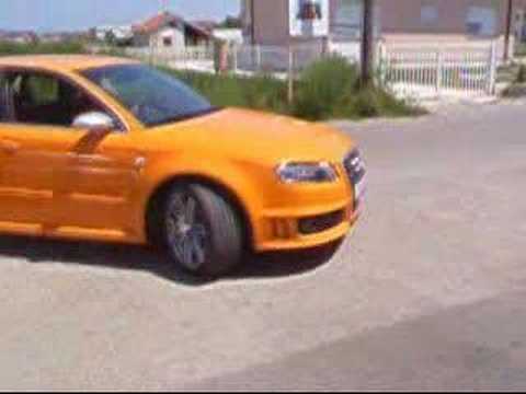 Audi RS4 V8 with full Milltek Sport