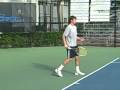16 year-old Ryan Harrison training at the IMG Bollettieri Tennis Academy