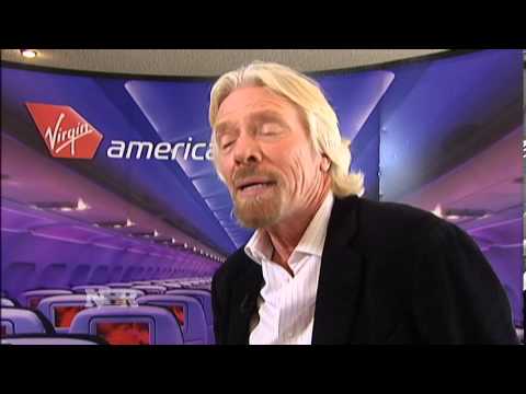 virgin america - Virgin America is offering flights from Newark to San Francisco and Los Angeles. In an interview with NBR, Virgin Group CEO Richard Branson talks about how h...