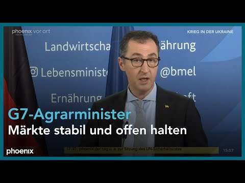 Treffen der G7-Agrarminister anlsslich des Ukraine-Kri ...