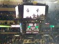 Sioux Hockey playoffs Stick salute and Senior\