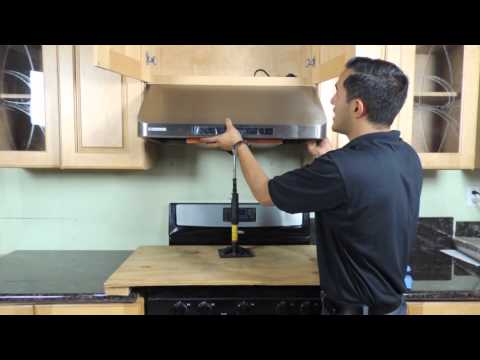 how to install duct for range hood vent