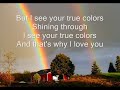 Je chante I sing TRUE COLORS