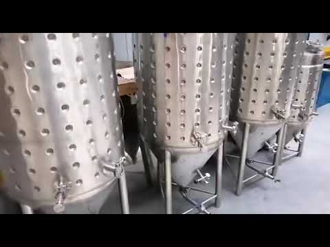 fermentador isobarico encamisado de 100 a 500 lts.