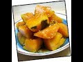 Recette japonaise: Kabocha confite sur a-vos-baguettes.com