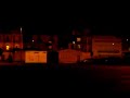 Una veduta delle strade di Licata durante la notte.