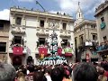 Quatre de nou amb l'agulla - Castellers de vilafranca