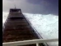 Rough sea with freakwave