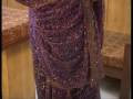 Purple Net Lehenga Choli with Dupatta
