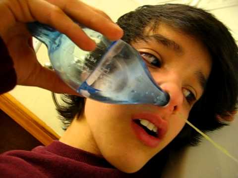 how to drain nostrils