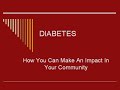 African Americans and Diabetes