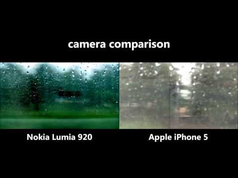 Nokia Lumia 920 vs. Apple iPhone 5 Comparison Video Sample