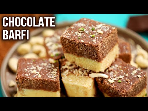 Chocolate Barfi | How To Make Chocolate Barfi | MOTHER’S RECIPE | Two Layer Barfi | Easy Sweet Ideas