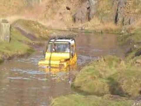 Land rover off roading
