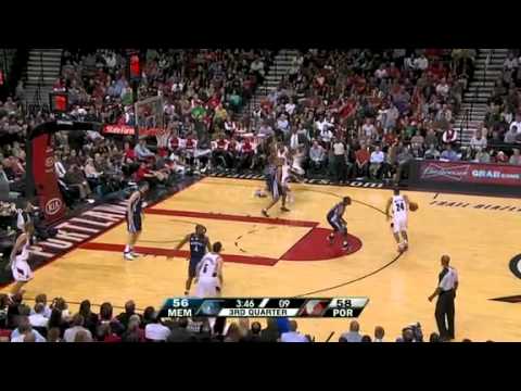 Andre Miller to Marcus Camby Alley-Oop against Grizzlies