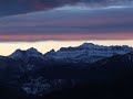 incredibile tramonto sul pelmo e civetta