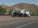 BNSF Peterbilt High-Railer Puttin on a Nice Horn Show
