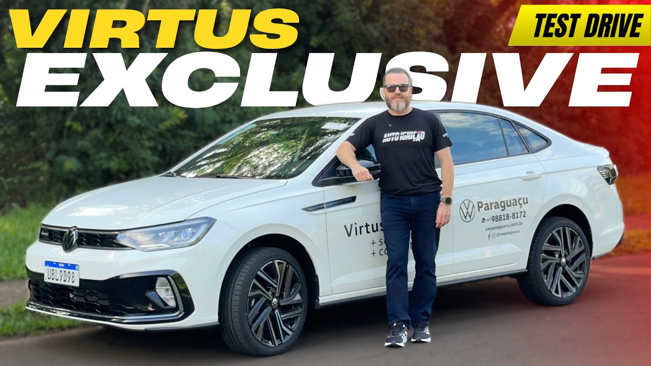 VIRTUS EXCLUSIVE 2026 -  Confira o Test Drive COMPLETO, Cidade, Rodovia e 0 a 100!