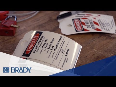 Video 'Brady LINK360 &ndash; Lockout-Tag Etiketten drucken' in neuem Fenster &ouml;ffnen