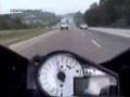 GSX-R 1000 Blows By Cop Going About 160mph.