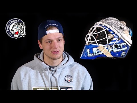 Masky brankářů: Petr Kváča z Bílých Tygrů Liberec