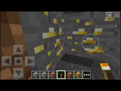 how to find gold on minecraft p e