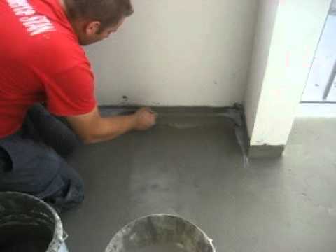 Making waterproofing terrace