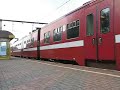 Vertrekkende trein - Station Kalmthout, België