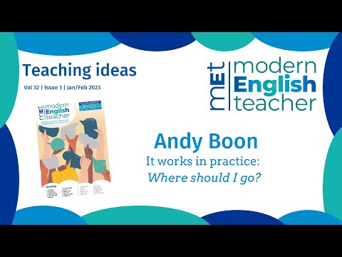 Practical ideas from MET: Andy Boon