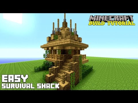 Minecraft How To Build A Small Survival House Tutorial Easy