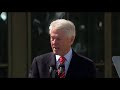 former president bill clinton honored former president george w. bush at the dedication of the george w. bush presidential center on the campus of southern m...