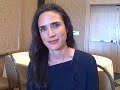 jennifer connelly talks about her role in '9' with variety reporter erin maxwell at the 2009 comic-con event in san diego.