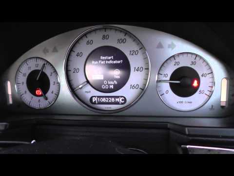 how to run flat indicator for mercedes