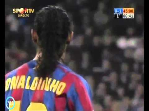 greatest moments - Real Madrid : Barcelona (2005) and sensational performance by Ronaldo de Assis Moreira Ronaldinho. Song: Ludovico Einaudi-Nuvole Bianche http://clikhere.co/N...