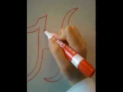 how to draw the letter c in 3d