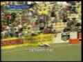 Funny guy trying to collect cricket ball