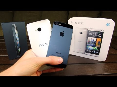 iphone 5 review - HTC One versus iPhone 5 - Apple against HTC: an in-depth Review! http://bit.ly/10erlea Which is better, Apple's incredible iPhone 5 or HTC's all-new flagship...