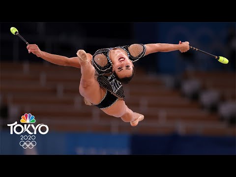 Israel's Linoy Ashram wins gold in rhythmic gymnastics SHOCKER | Tokyo Olympics | NBC Sports